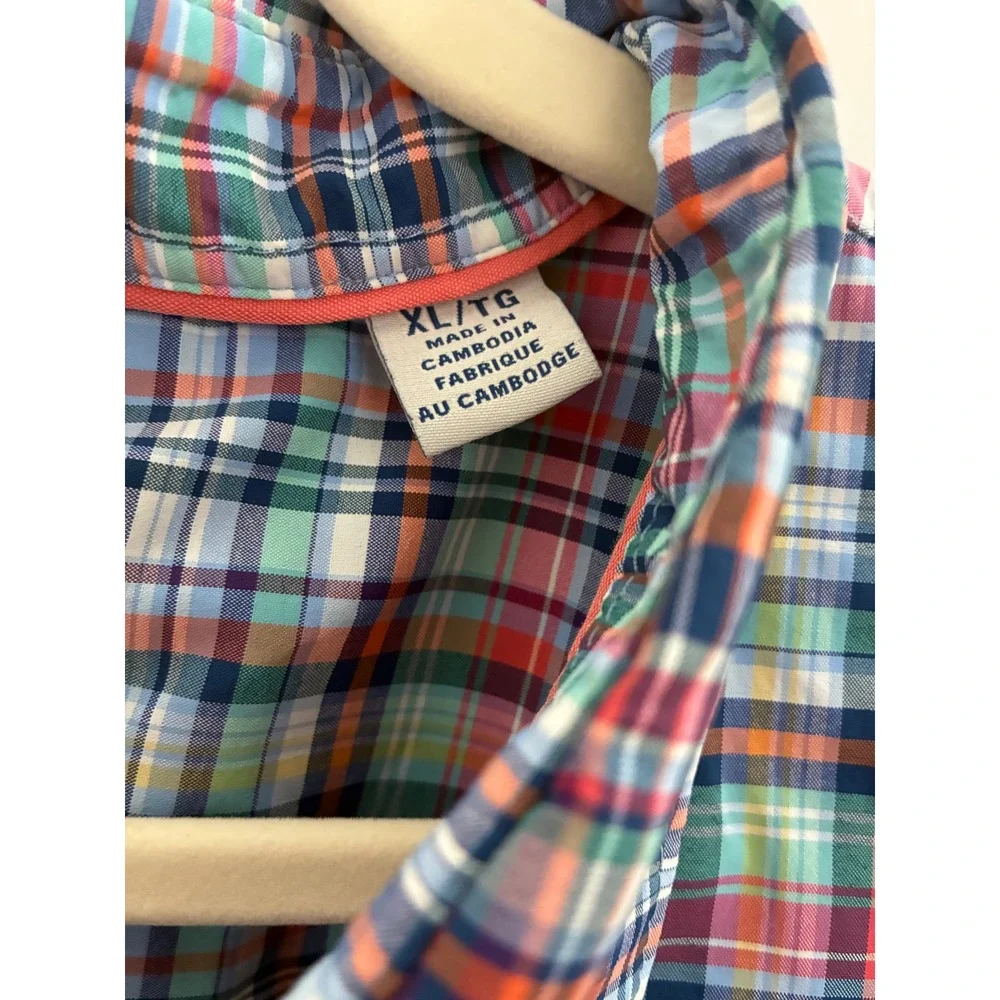Tommy Bahama The Siesta Key Men's Plaid XL Button Down Long Sleeve Shirt - Picture 6 of 8